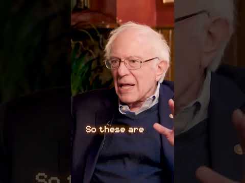 Bernie STUNS interviewer with Thought Experiment #shorts