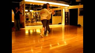 Argentine tango workshop - vals: Alejandro Hermida and Nayla Vacca - Tengo Mil Novias