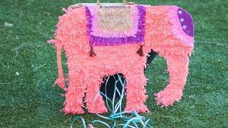 cómo hacer una piñata con una bolsa