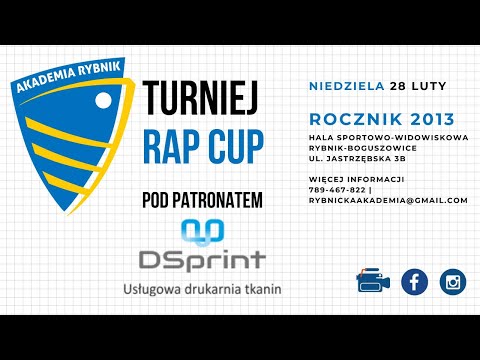 Rybnik 28.02.2021 - Halowy Turniej Piłkarski RAP CUP 2021