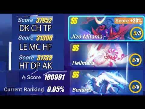 [HI3SEA] Memorial W47 - Jizou 37952/31626; Hellmaru 31306; Benares 31733 - Exalted