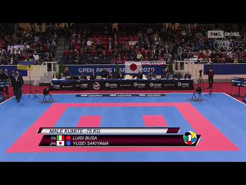 KARATE 1 PREMIER LEAGUE (LUIGI BUSA') VS (YOUSEI SAKIYAMA) 2020