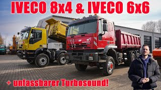 UNFASSBARER SOUND im IVECO 6x6 KIPPER! 2x IVECO Kipper im Vergleich!