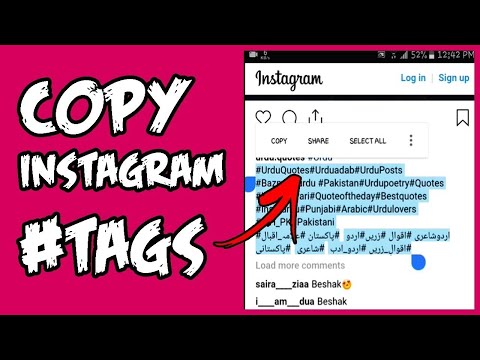 YouTube video about: How to copy instagram caption?