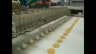 Cream biscuit manufacturing process