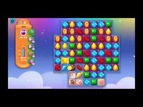 Candy Crush Soda Saga Level 312 (Three Hundred and Twelve) NO BOOSTERS