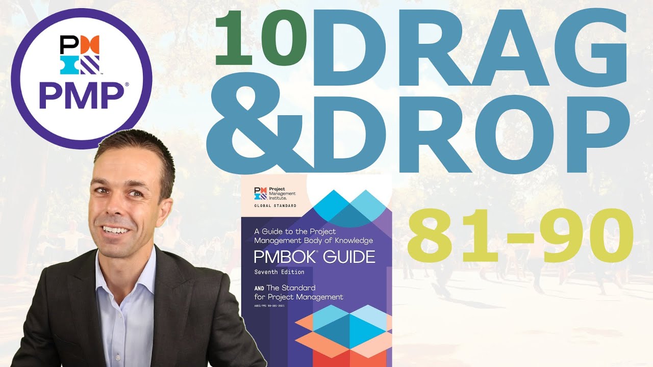 10 New Drag and Drop Questions for your PMP Exam (81 to 90)