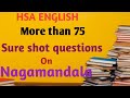 HSA English Important Questions On Nagamandala Play By Girish Karnad Quiz For HSA NET SET TET
