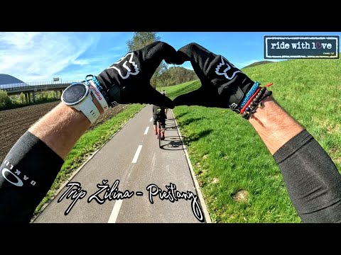 Cyklotrasa Žilina - Piešťany - RAW. 146 km