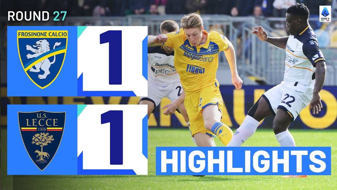 Frosinone vs Lecce highlights