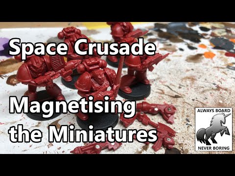 Magnetising (Magnetizing) Space Marines from Space Crusade | Interchangeable 40K Marine Weapons