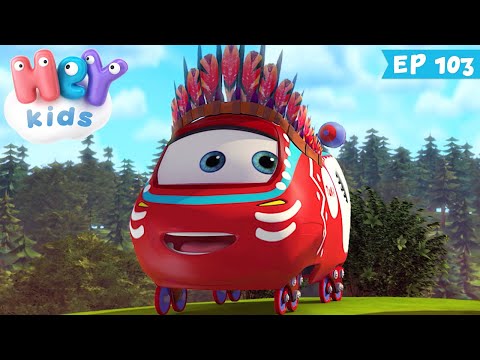 Trenulețele 🚂 Un prieten adevărat - Desene pentru copii cu indieni (ep. 103) | HeyKids
