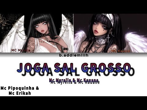 (AI COVER FUNK) MYRELLA&KAUANE - JOGA SAL GROSSO (by MC Pipokinha & MC Erikah (color coded lyrics)
