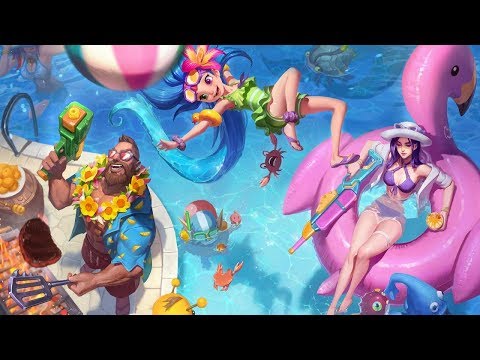 NEW POOL PARTY 2018 EVENT AND SKINS (LEAGUE OF LEGENDS) EASTER EGGS DISCOVERD