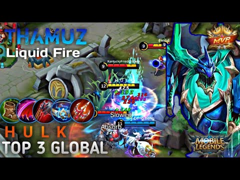 New Skin Thamuz Liquid Fire by H  U  L  K - Mobile Legends.