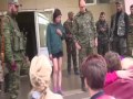 Пьяные жительницы Ждановки помогают террористам "судить" задержанных. 