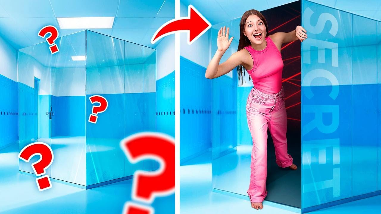 Construímos Um Esconderijo || Menina Impopular Torna-se a Rainha da Escola