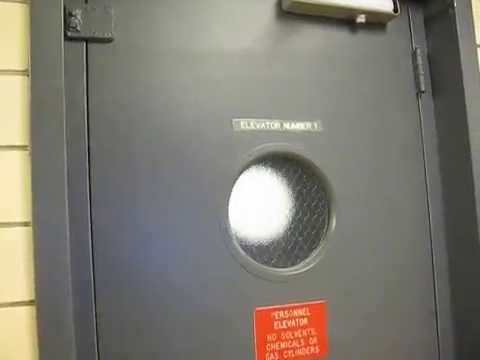 Vintage Turnbull Traction Elevator at U of T Wallberg Memorial Building