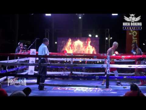 Roberto Arriaza (Nic) VS Jose Feria (Col) - Nica Boxing Promotions
