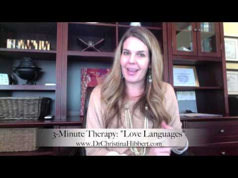 "The Love Languages:" 3-Minute Therapy w/ Dr. Christina Hibbert