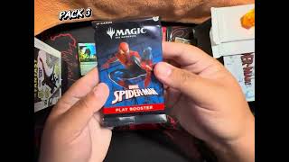 Opening SpiderMan MTG GiftBundle - I pulled a misCut card.