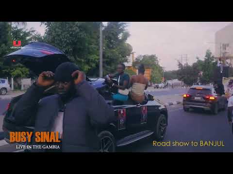 Busy Signal Live In The Gambia || he made a surprise Visit to the  Banjul Road Carnival