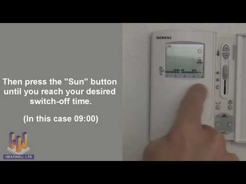 comment regler thermostat siemens