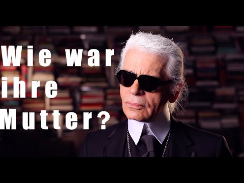Karl Lagerfeld  Interview Teil 1: Die Eltern (sehr lustig)