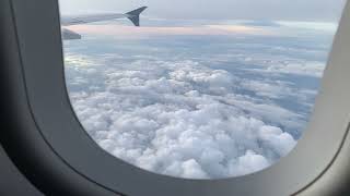 Delta DL 1444 is Over clouds to IAD airport /Washington Dulles International Airport March 4, 2025