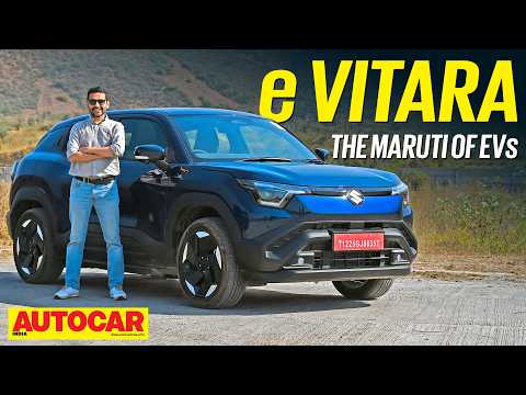 Thumbnail for Maruti Suzuki e Vitara review - Maruti finally gets its Green Card | Autocar India by Suzuki e Vitara