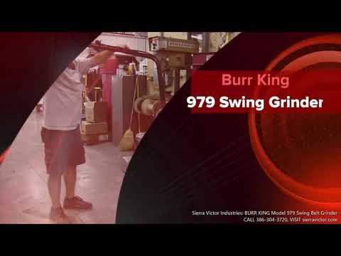 BURR KING MODEL 979 Belt Grinders | Sierra Victor Industries (1)