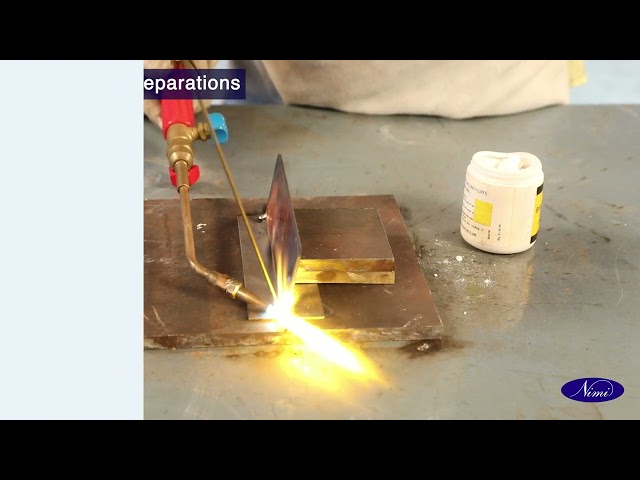Silver brazing on S.S.sheet with copper sheet