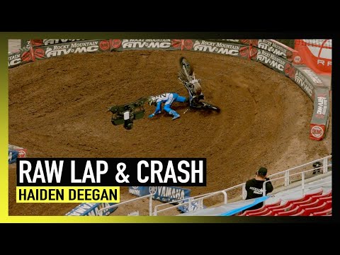 Haiden Deegan CRASH & Fast Lap! | Salt Lake City Supercross Free Practice