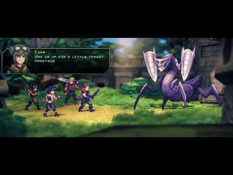 2.5D JRPG Battle Scene - Portraits, Sprites, UI Design, and Original New Music (Unity)