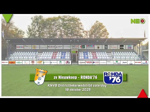 Samenvatting Nieuwkoop - Rohda '76 18 oktober 2025
