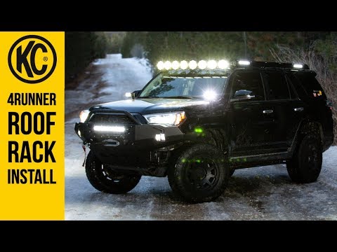Toyota 4Runner Roof Rack and Integrated Lighting Install | KC M-Racks