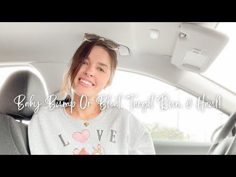 Baby Bump or Bloat, Target Run, & Haul!