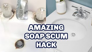 HOW TO REMOVE SOAP SCUM FROM SINK DRAIN #YOUTUBESHORT