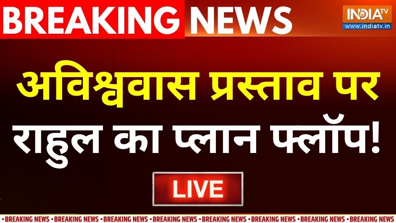 No Confidence Motion Against Om Birla LIVE : बिरला पर मोदी का विश्वास, Rahul Gandhi का प्ल