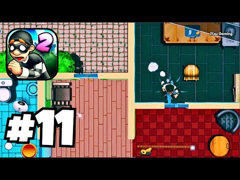 Robbery Bob 2 : (Ch.3 : Seagull bay) - Levels 11-15 | Gameplay Walkthrough | [iOS , Android]