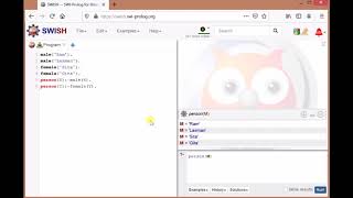 Online IDE to Execute PROLOG Program (!,fail predicate example) - SWI PROLOG