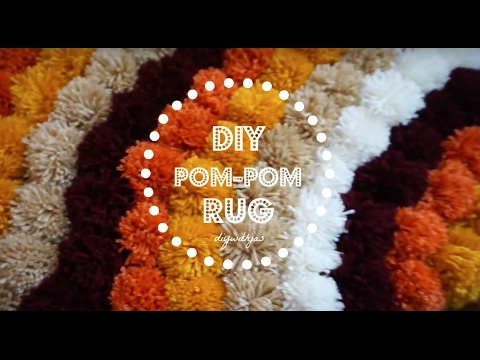 DIY Pom Pom Rug | DIY Home Decor