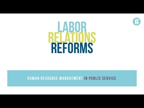 Human Resource Management in Public Service