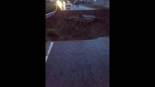 Дорога в Зарубино после Тайфуна