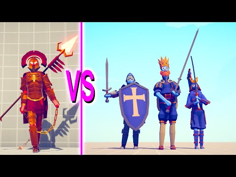 ARES vs SWORD Team - Totally Accurate Battle Simulator TABS