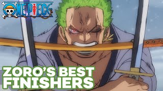 Zoros Best Finishers  One Piece