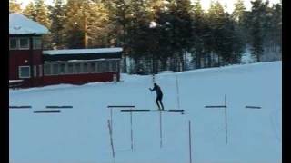 preview picture of video 'Ski-crossbanan i Sveg'