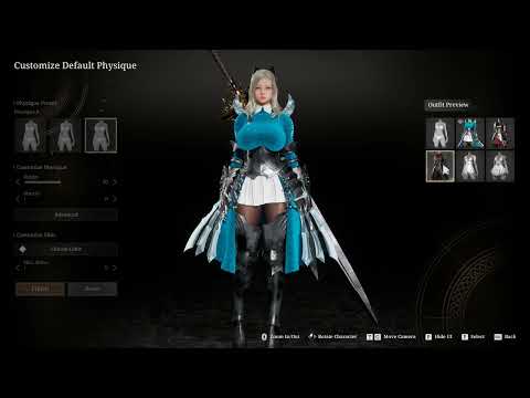 Vindictus Defying fate Female Character creation.