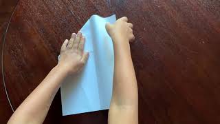 How to make an Origami paper plane? (Easy and Kids Friendly)