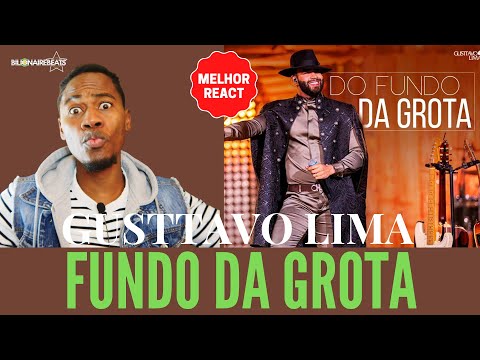 GRINGO REAGINDO | Gusttavo Lima Cantando FUNDO DA GROTA (Letra)